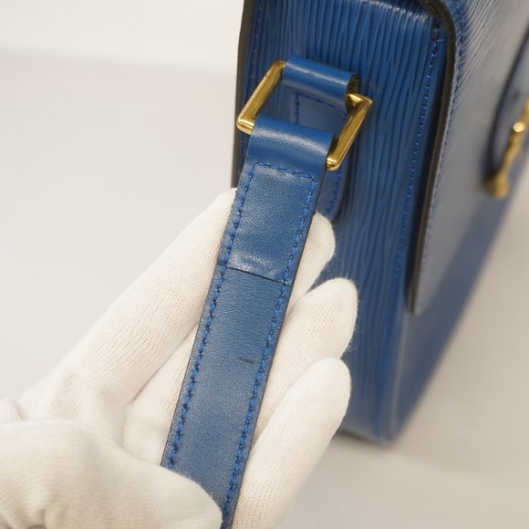 LOUIS VUITTONAuth Epi Sun Crew M52195 Women's Shoulder Bag Toledo Blue - Picture 10 of 10